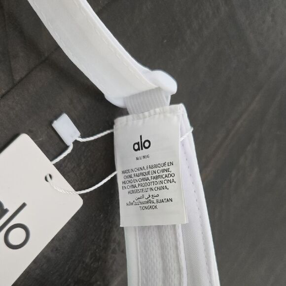 ALO Yoga White  Visor - Picture 5 of 8